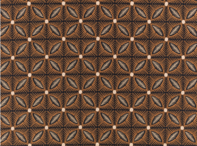 Effie Sienna Fabric by Temperley London x Romo