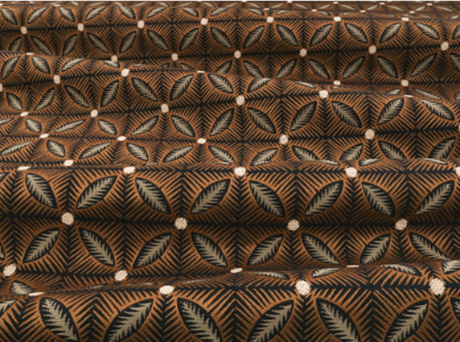 Effie Sienna Fabric by Temperley London x Romo