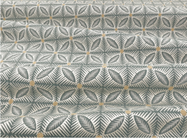 Effie Silver WIllow Fabric by Temperley London x Romo
