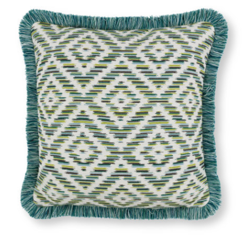 Estero Outdoor Cushion Basil by Romo