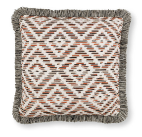 Estero Outdoor Cushion Henna by Romo
