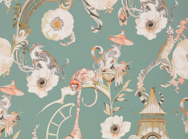 Euphoria Wallcovering Aruba by Temperley London x Romo