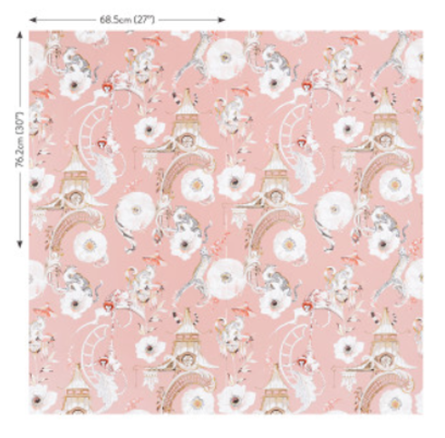 Euphoria Wallcovering Boudoir by Temperley London x Romo