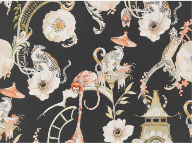 Euphoria Wallcovering Secret Garden by Temperley London x Romo