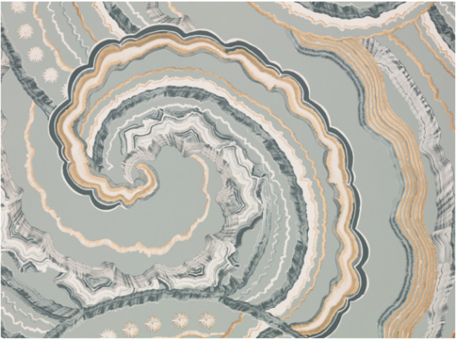 Fantasia Wallcovering Tourmaline by Temperley London x Romo