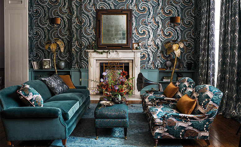 Frieda Nectar Fabric by Temperley London x Romo