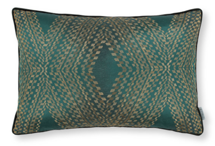 Hito Cushion Indian Green by Romo