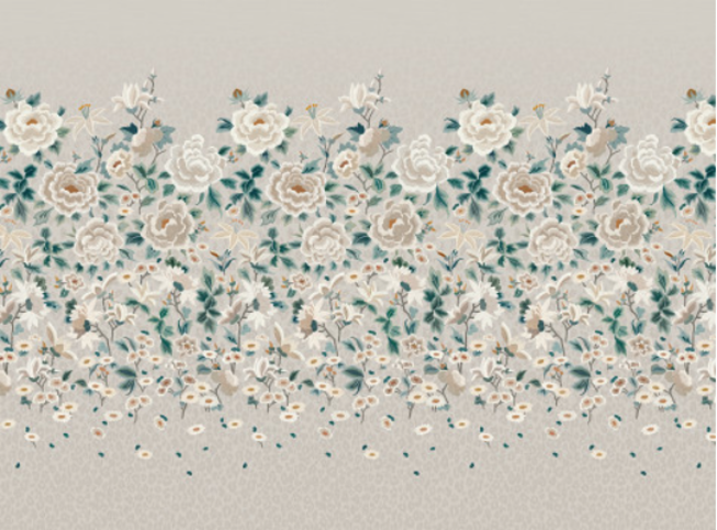 Lavinia Mural Porcelain by Temperley London x Romo