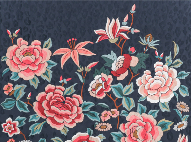 Lavinia Panel Orient Fabric by Temperley London x Romo