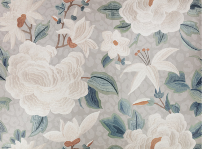 Lavinia Shimmer Wallcovering Luna by Temperley London x Romo
