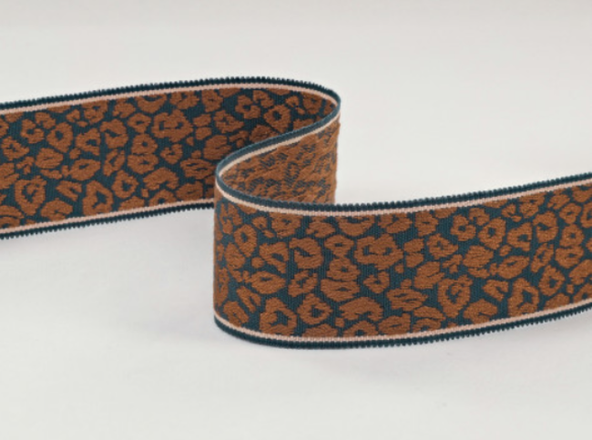 Leopard Braid Umber by Temperley London x Romo