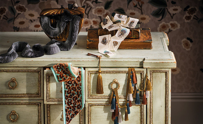 Leopard Velvet Braid Aruba by Temperley London x Romo