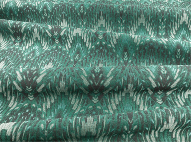 Lolana Jade Fabric by Temperley London x Romo