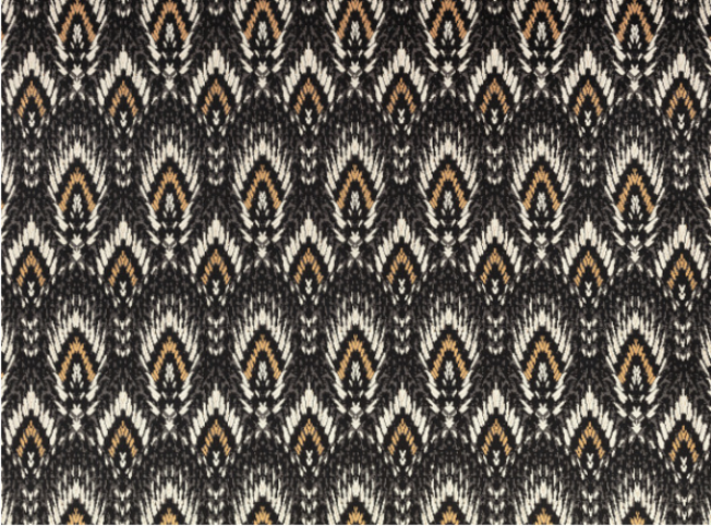 Lolana Velvet Kohl Fabric by Temperley London x Romo