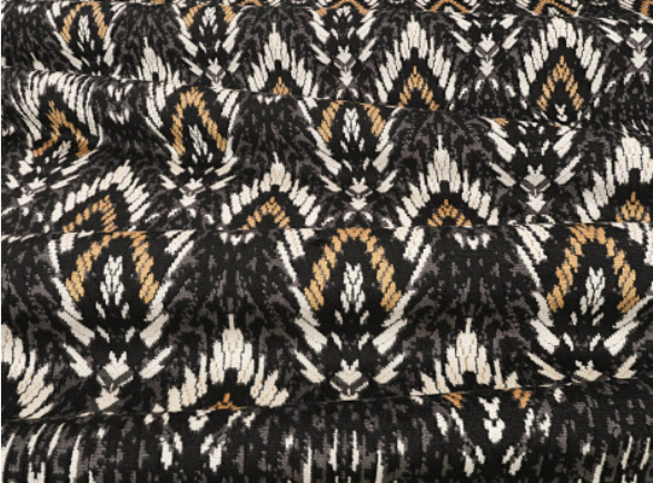 Lolana Velvet Kohl Fabric by Temperley London x Romo
