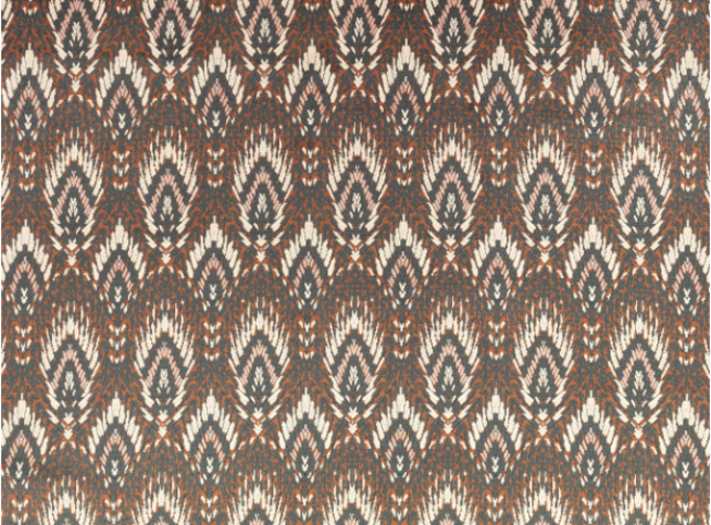 Lolana Velvet Sienna Fabric by Temperley London x Romo