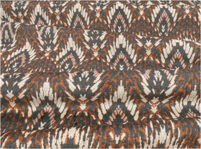 Lolana Velvet Sienna Fabric by Temperley London x Romo