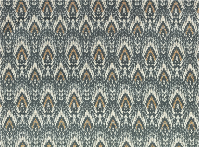 Lolana Velvet Slate Fabric by Temperley London x Romo