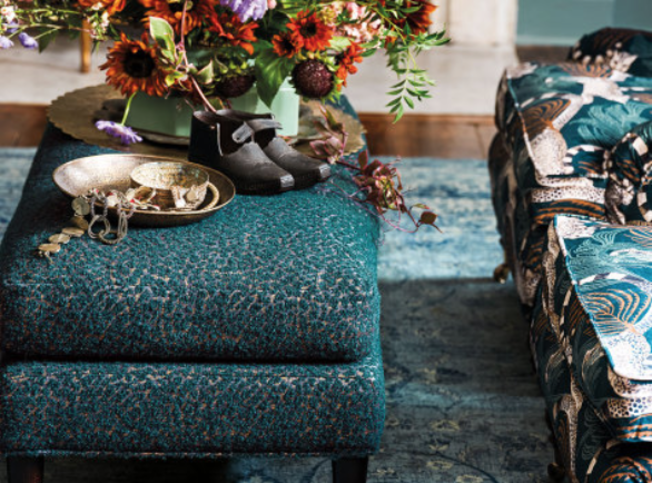 Lulu Deep River Fabric by Temperley London x Romo