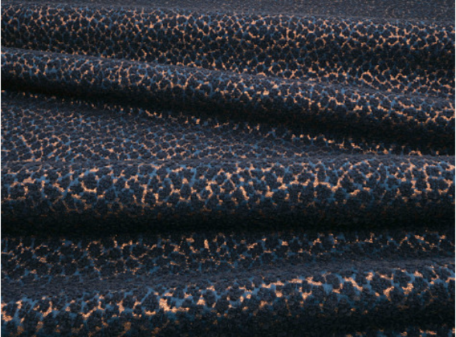 Lulu Indigo Sky Fabric by Temperley London x Romo