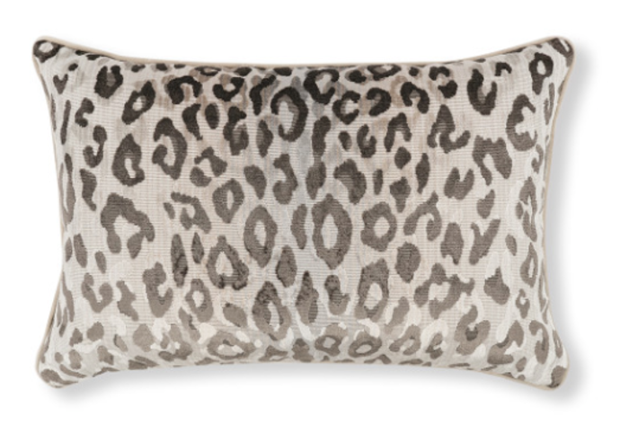 Mimi Velvet 60cm x 40cm Cushion Gris by Temperley London x Romo