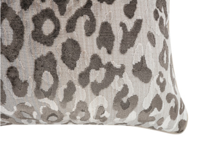 Mimi Velvet 60cm x 40cm Cushion Gris by Temperley London x Romo