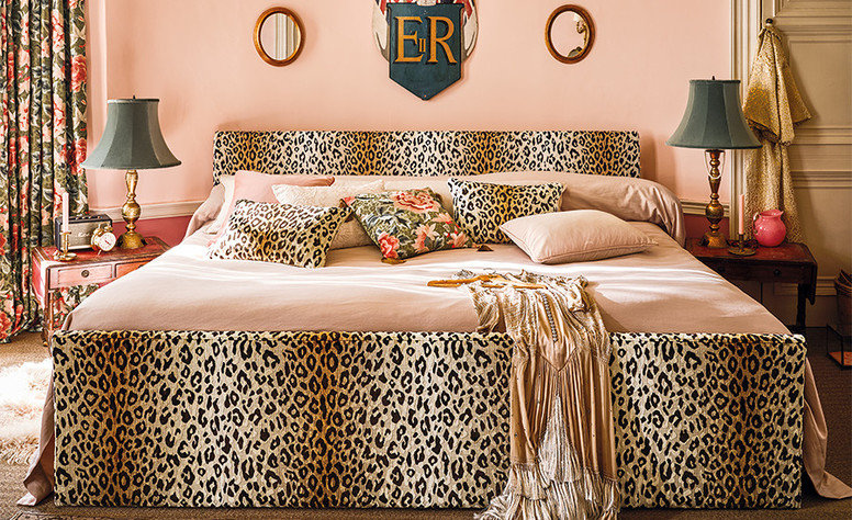 Mimi Velvet Tan Fabric by Temperley London x Romo