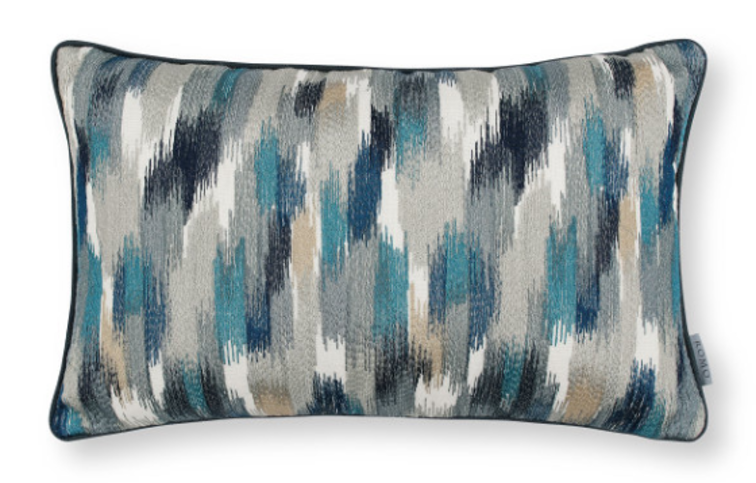 Nakino Cushion Moroccan Blue by Romo
