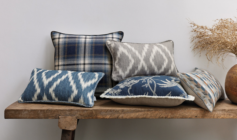 Odie Delft Cushion by Romo