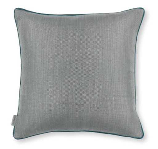 Pluma Velvet Jade Cushion by Romo