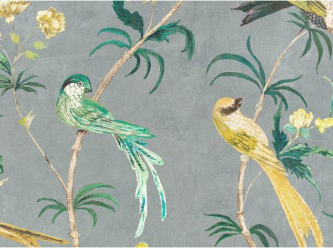 Pluma Wallcovering Jade by Romo