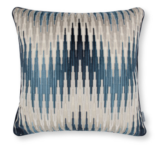 Quintero Cushion Indigo by Romo