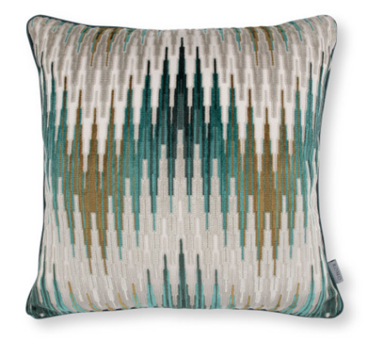Quintero Cushion Jade by Romo