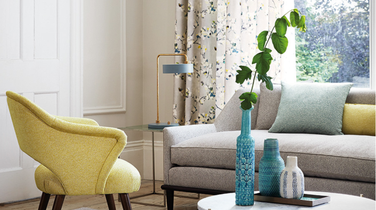 Romo Clio Fenugreek Fabric