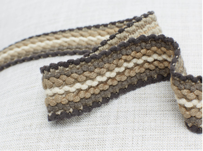 Romo Finola Charcoal Knit Braid 