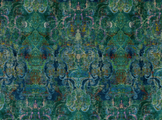 Black Edition Maroque Lazurite Fabric