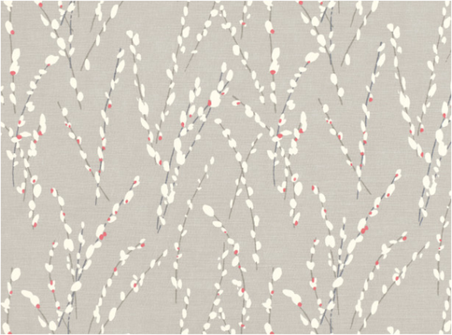 Romo Mikado Red Coral Fabric