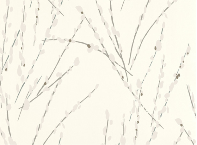 Mikado Ivory Wallcovering by Romo