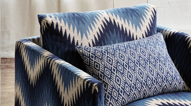 Romo Nesma Buxton Blue Fabric