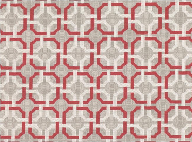 Romo Orton Red Tulip Fabric