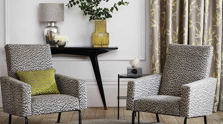 Romo Otis Taupe Fabric
