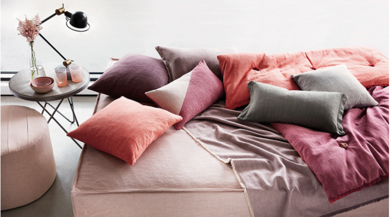 Romo Sulis Red Coral Fabric