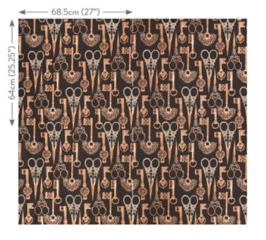 Roxanne Wallcovering Kohl by Temperley London x Romo