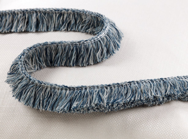 Sambu Fringe Indigo by Romo