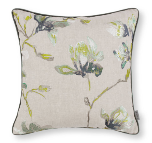 Saphira Embroidery Cushion Jade by Romo