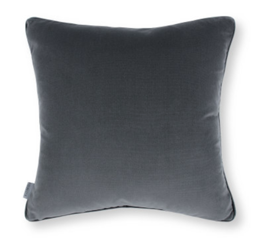 Saphira Embroidery Cushion Slate by Romo