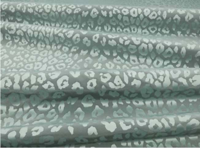 Saskia Blue Haze Fabric by Temperley London x Romo