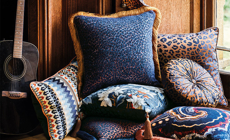 Saskia Copper Fabric by Temperley London x Romo