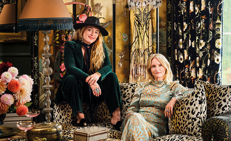 Saskia Olivette Fabric by Temperley London x Romo