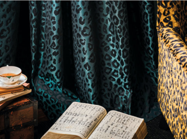 Saskia Peacock Fabric by Temperley London x Romo